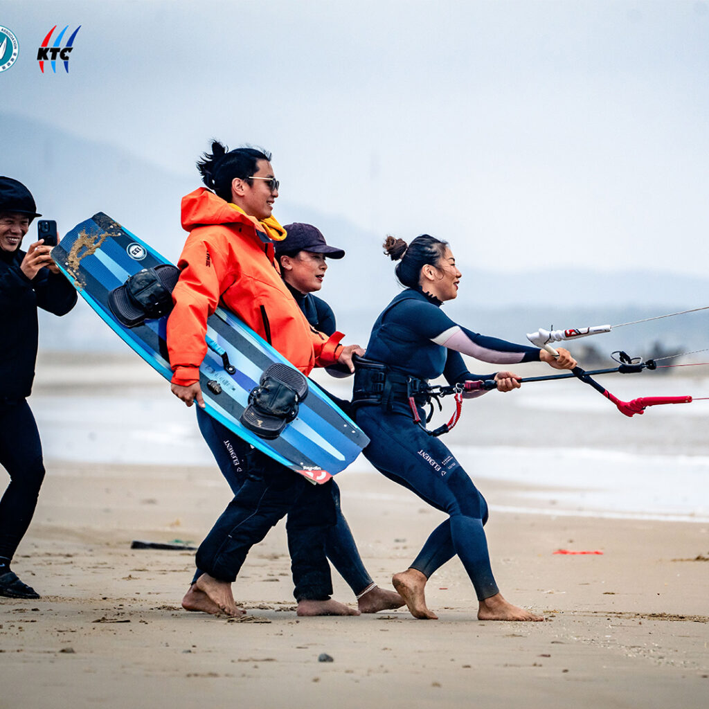 Yiman Chen during the competition